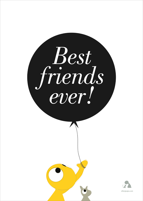 Poster 'best friends ever'