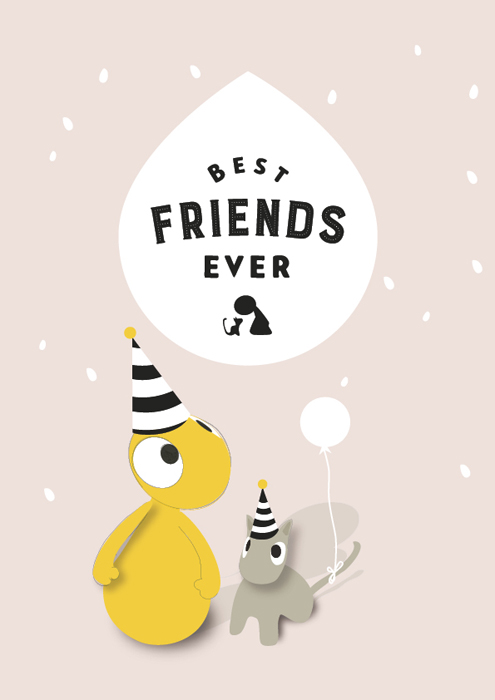 Poster 'best friends ever'