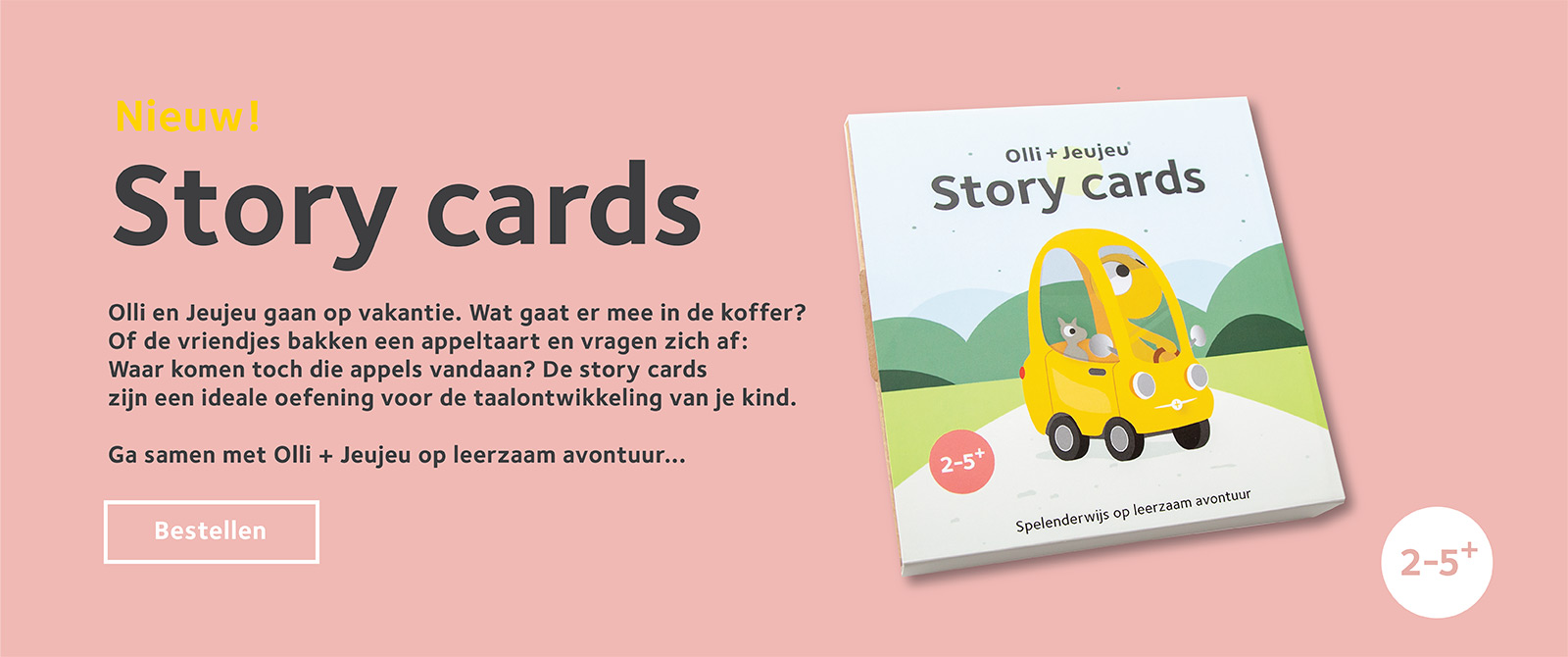 Olli + Jeujeu story cards
